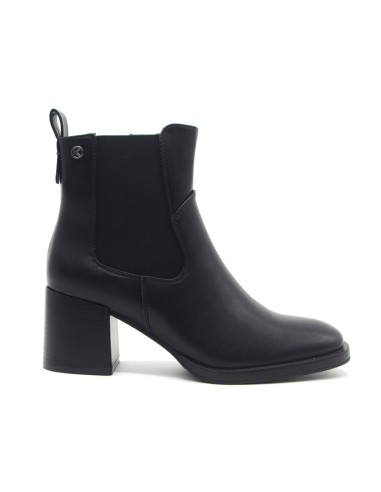 Keys Cube women's faux leather ankle boots with 6 cm heel